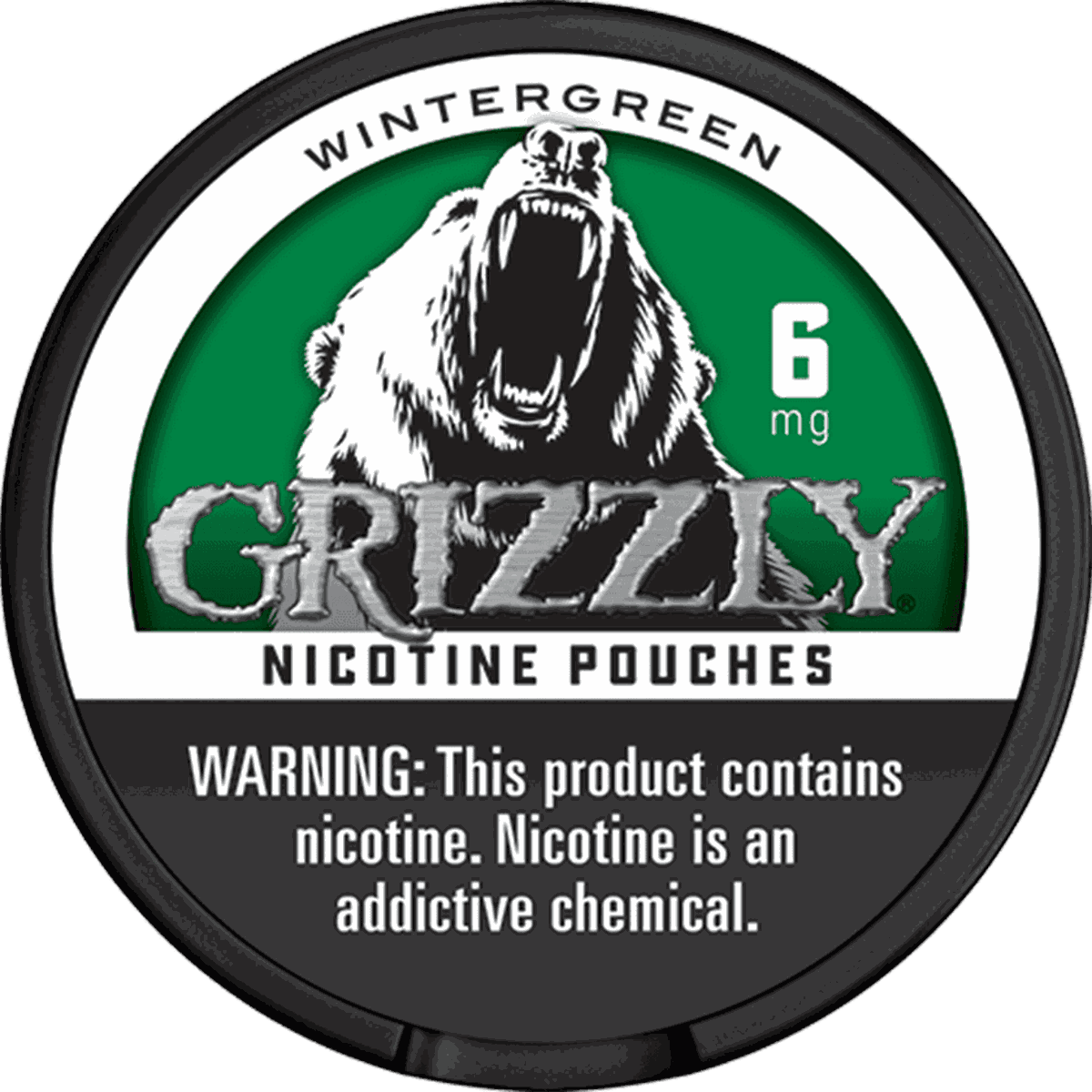 grizzly wintergreen long cut chewing tobacco Snuff, Moist, Cut, Premium 5 ea | Limited-edition smokeless tobacco packaging: Behind
