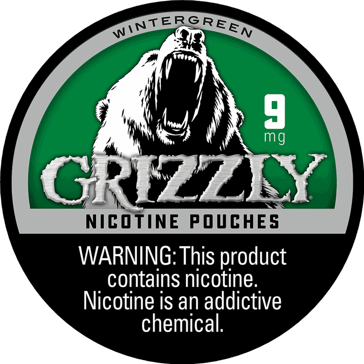 grizzly green tobacco Cans Buy Grizzly Wintergreen 12mg Online
