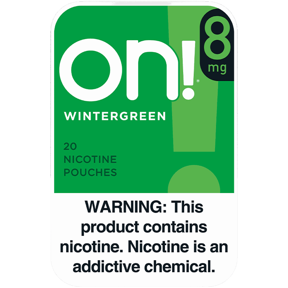 On! Wintergreen 8mg