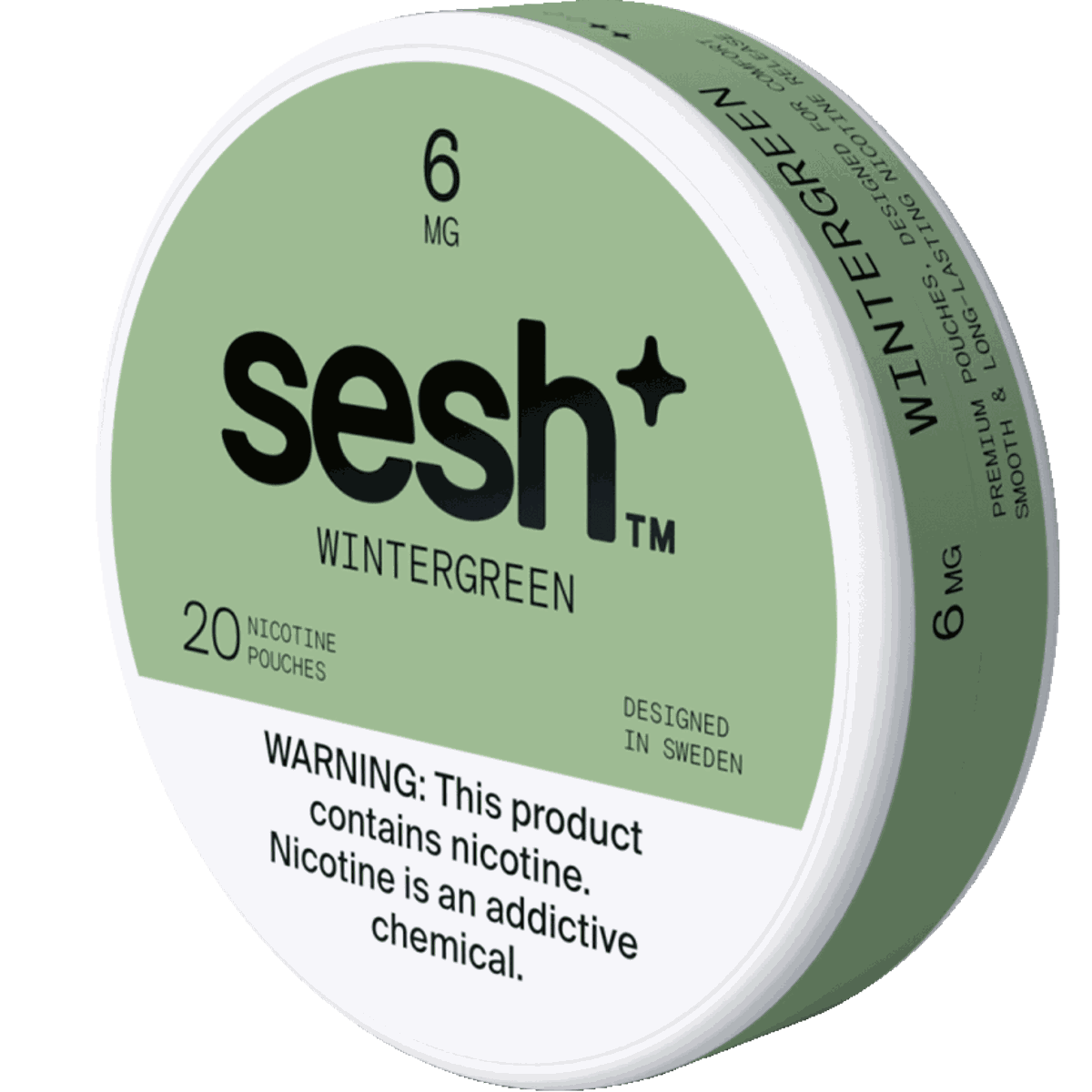 Sesh+ Wintergreen 6mg