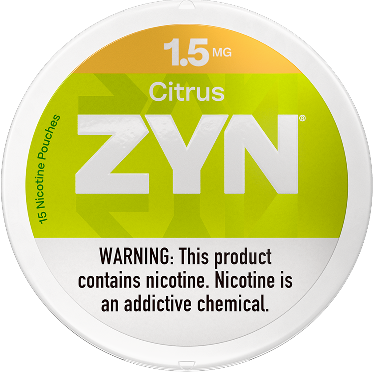 ZYN Citrus 1.5mg 15 Pouches