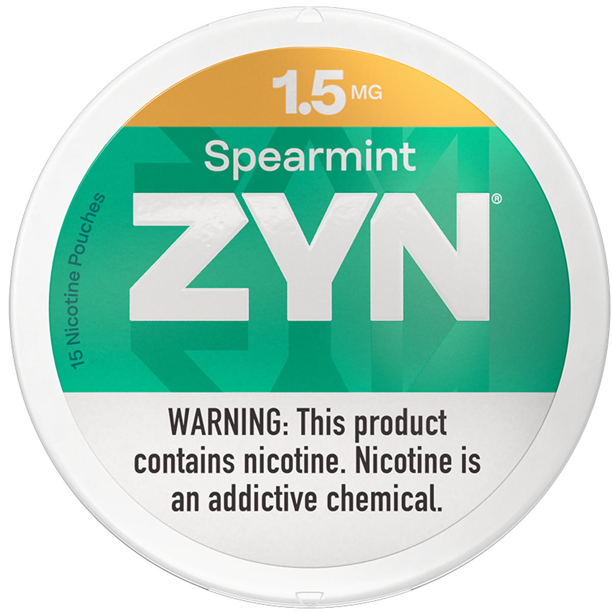 ZYN Spearmint 1.5mg 15 Pouches