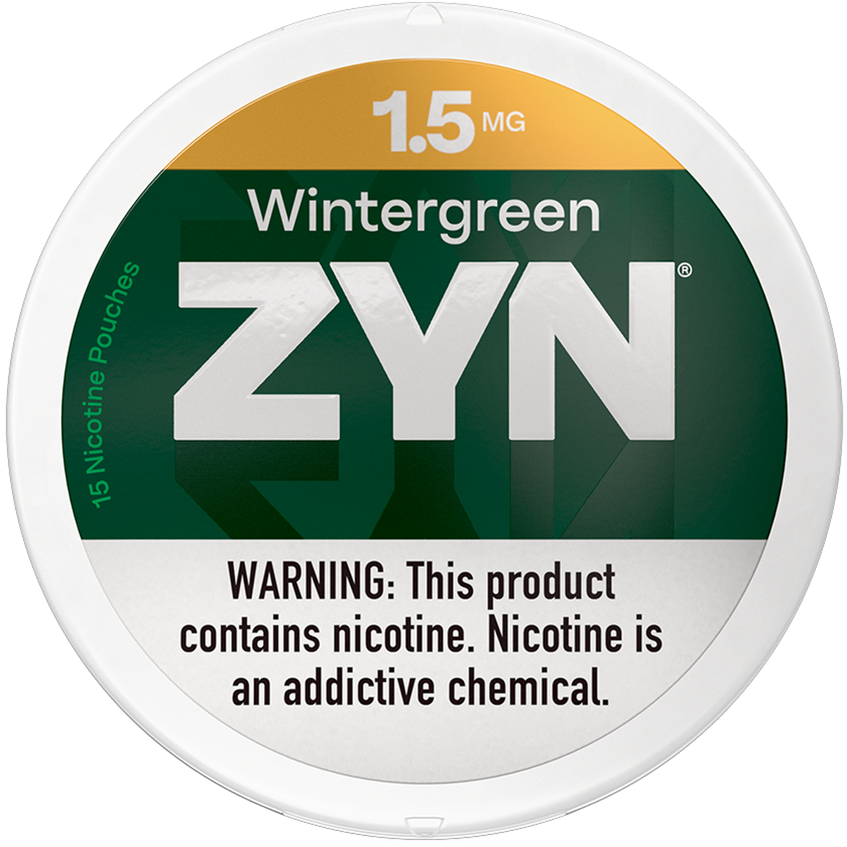 ZYN Wintergreen 1.5mg 15 Pouches