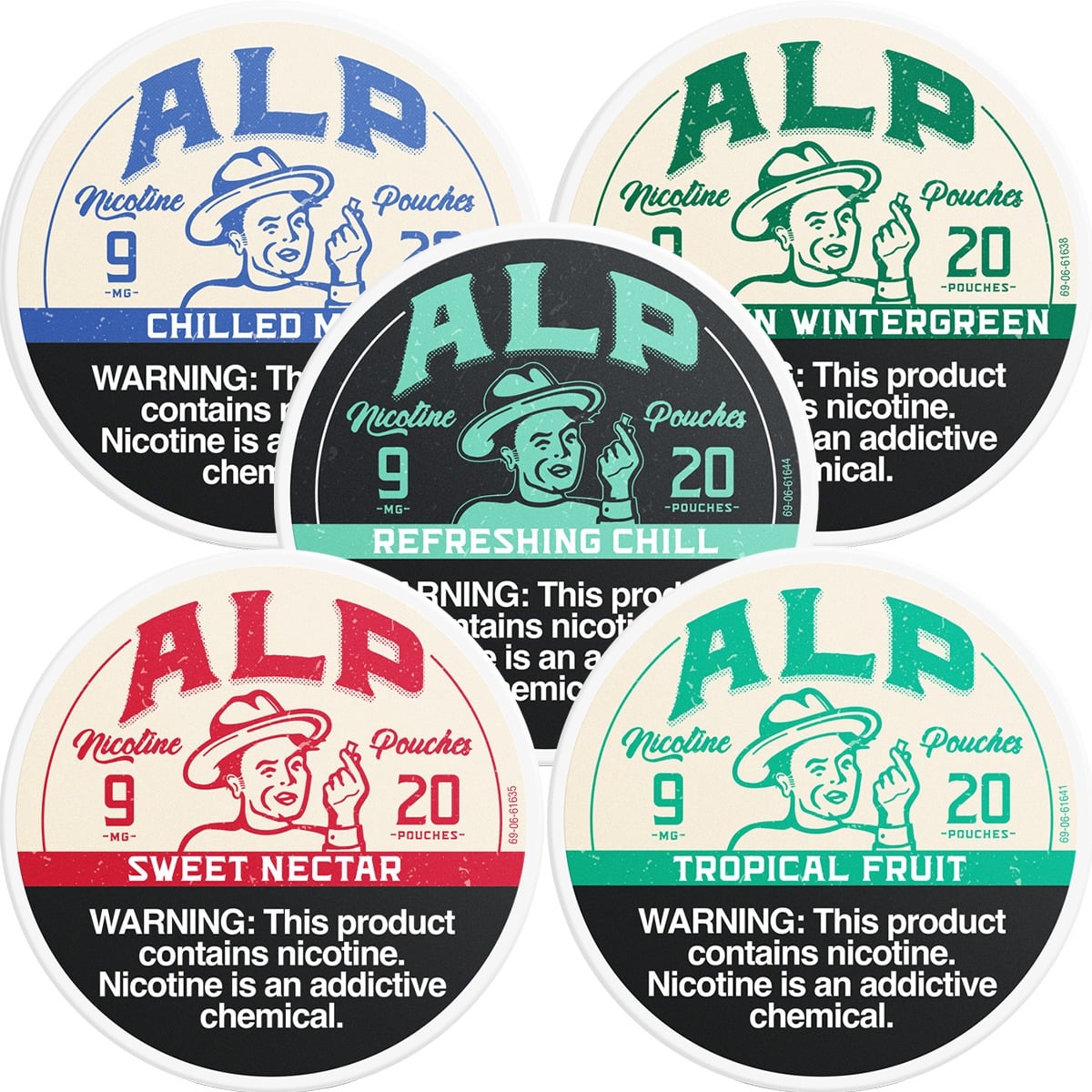 alf tobacco ALP Nicotine Pouches - A Better Time Spearmint Nicotine Pouches - 3,
