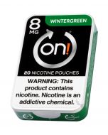 on! Wintergreen 8mg Dry White Mini