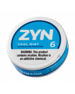 ZYN 6mg Cool Mint White Mini Portion