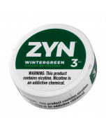 ZYN 3mg Wintergreen White Mini Portion