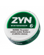 ZYN 6mg Wintergreen White Mini Portion