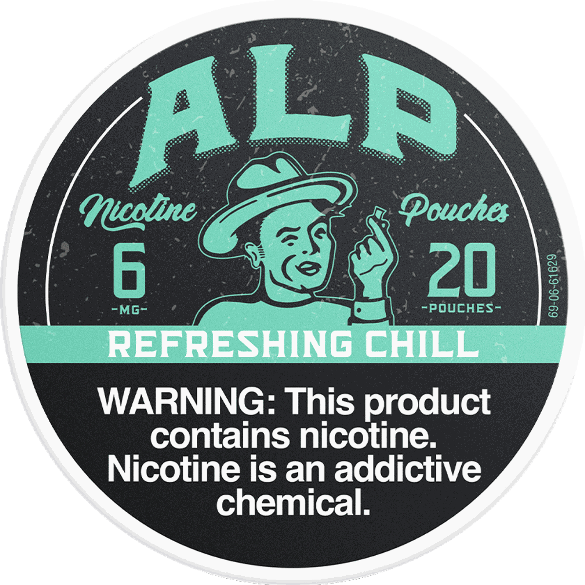 alps tobacco ALP Sweet Nectar Nicotine Pouches 3mg 20ct Tin Featuring a bold wintergreen flavor Alps Classic Nicotine Pouches -