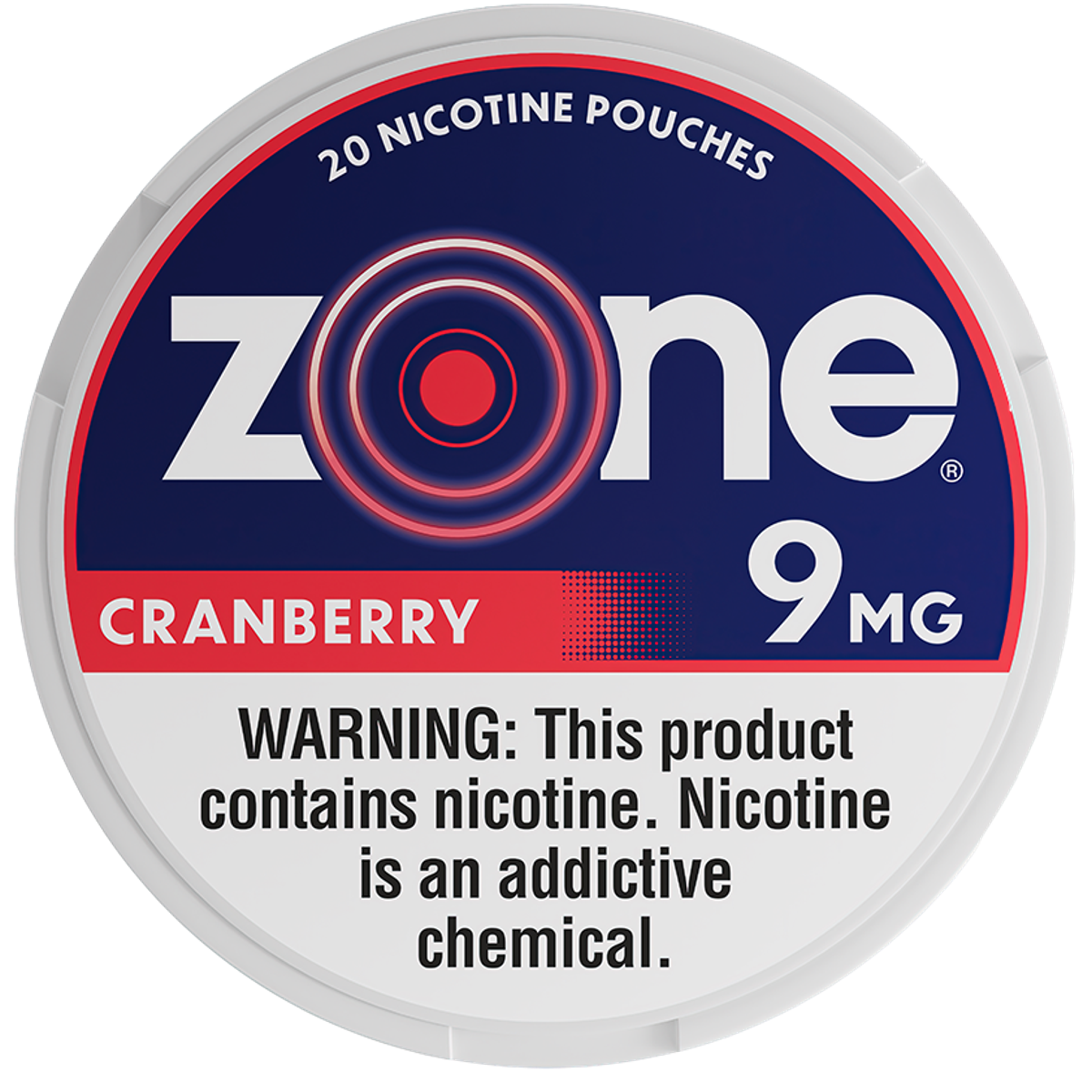 zone Cranberry 9mg From $2.79 - Express Delivery