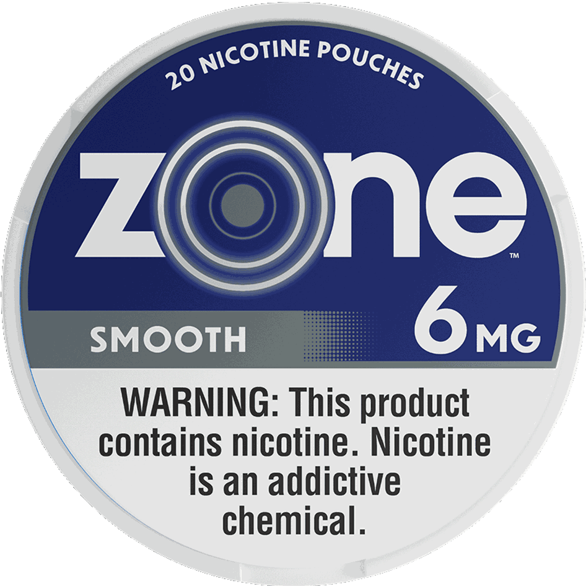 zone chewing tobacco Nicotine Pouches UK zone Smooth 6mg