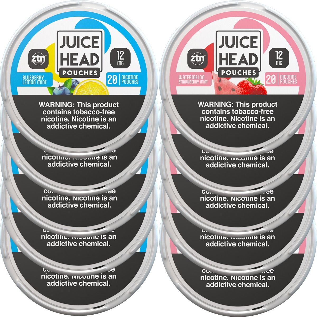 Juice Head Blueberry Lemon Mint 12MG Mixpack