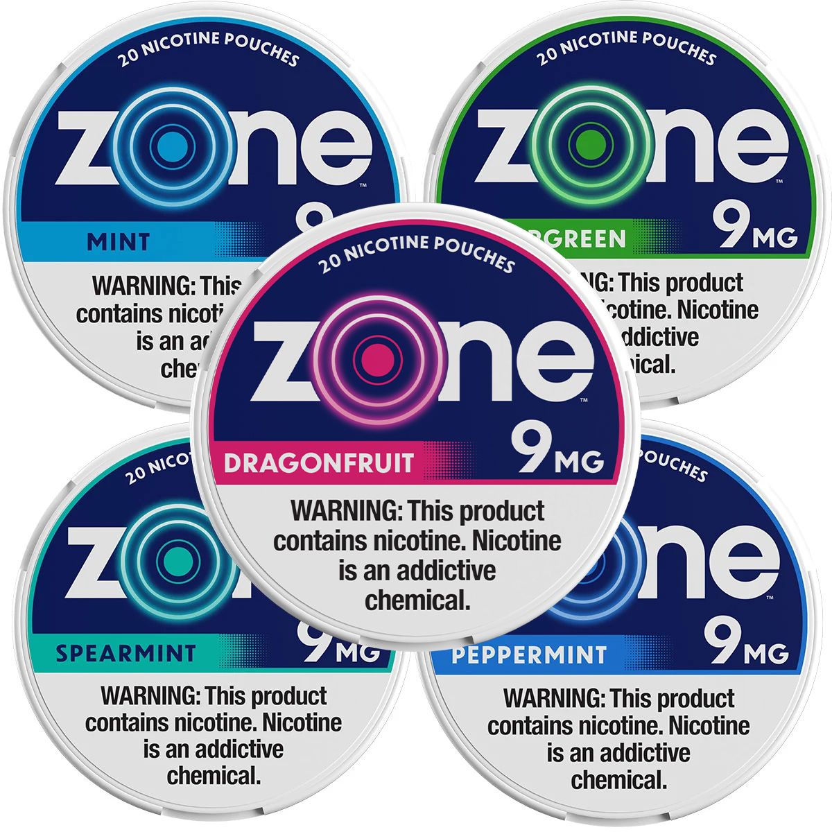 Zone New 9mg Mixpack - Buy Online with Fast Shipping