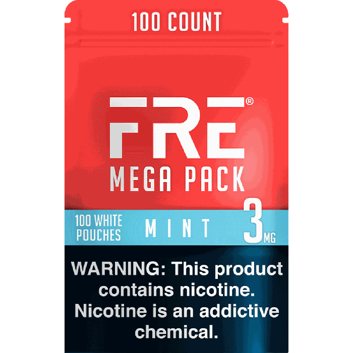 FRE Mint Mega Pack 3MG Nicotine Pouches