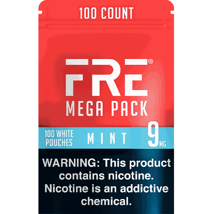 FRE Mint Mega Pack 9MG Nicotine Pouches