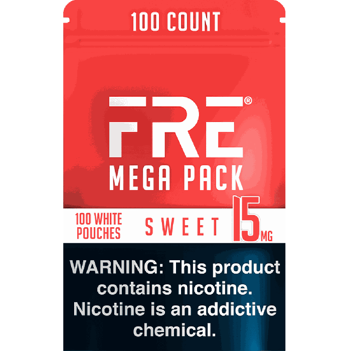 FRE Sweet Mega Pack 15MG Nicotine Pouches