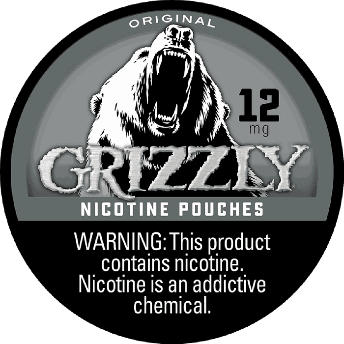 Grizzly Original 12MG Nicotine Pouches Grizzly Original 12MG Nicotine Pouches