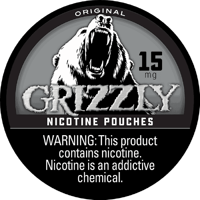 Grizzly Original 15MG Nicotine Pouches Grizzly Original 15MG Nicotine Pouches