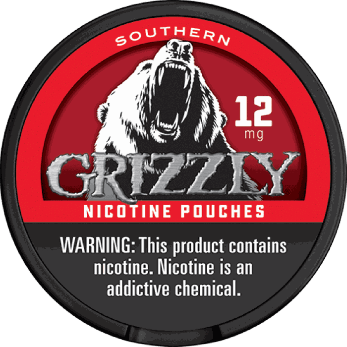 Grizzly Southern 12MG Nicotine Pouches Grizzly Southern 12MG Nicotine Pouches
