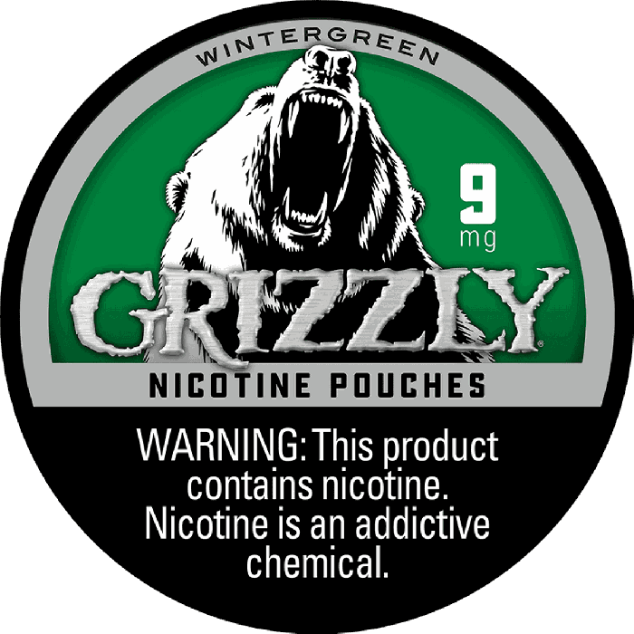 Grizzly Wintergreen 9MG Nicotine Pouches Grizzly Wintergreen 9MG Nicotine Pouches