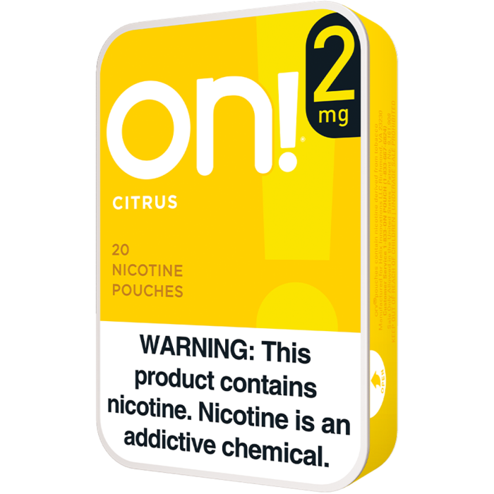 On! Citrus 2MG From $3.25 - Express Delivery