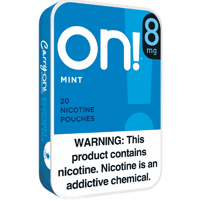 On! Mint Nicotine Pouches 8mg