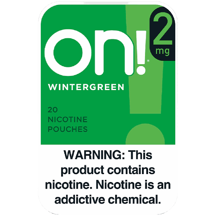 ON 2 MG WINTERGREEN 5CT