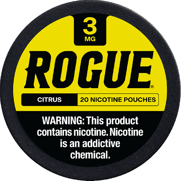 Rogue Citrus 3mg Slim Dry Nicotine Pouches