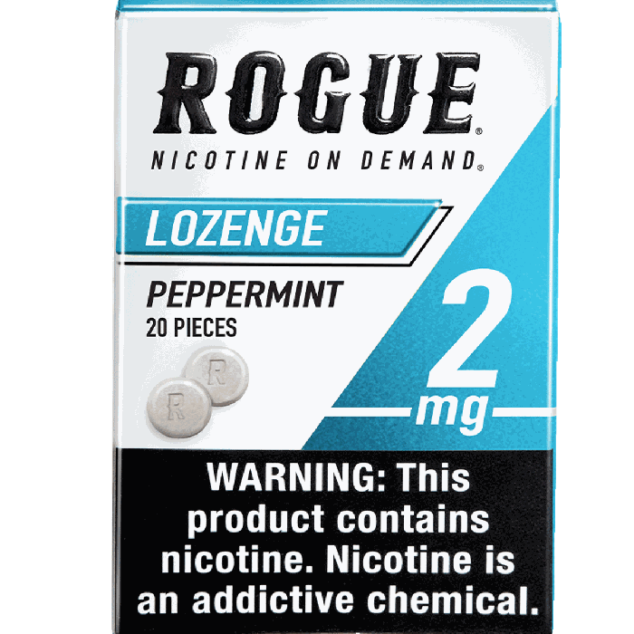 Rogue 2MG Peppermint Nicotine Lozenges Rogue 2MG Peppermint Nicotine Lozenges