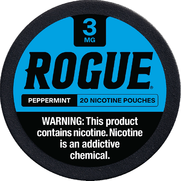 ROGUE POUCH 3mg PEPERMINT POUCHES 5-3mg