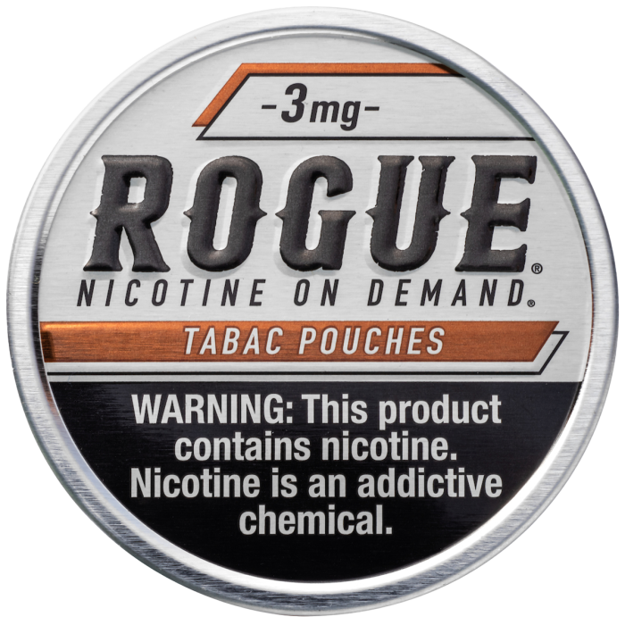 Rogue Tabac 3mg Slim Dry Nicotine Pouches Rogue Tabac 3mg Slim Dry Nicotine Pouches