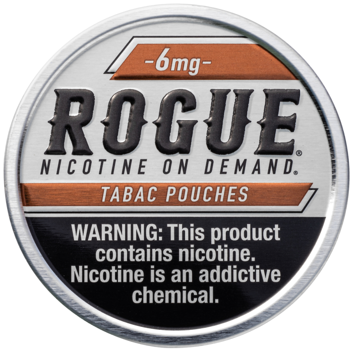 Rogue Tabac 6mg Slim Dry Strong Nicotine Pouches Rogue Tabac 6mg Slim Dry Strong Nicotine Pouches