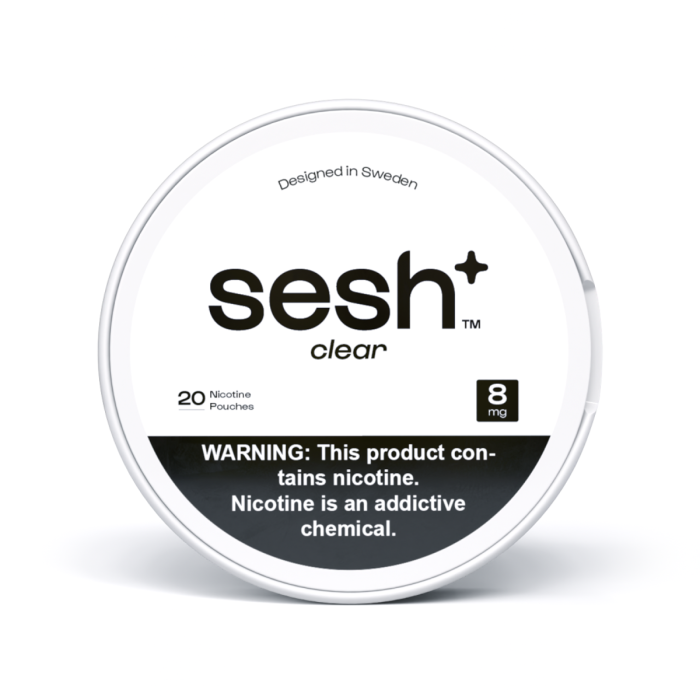 Sesh+ Clear 8mg Nicotine Pouches