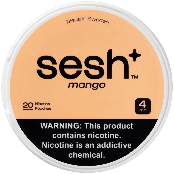 Sesh+ Mango 4mg Nicotine Pouches Sesh+ Mango 4mg Nicotine Pouches