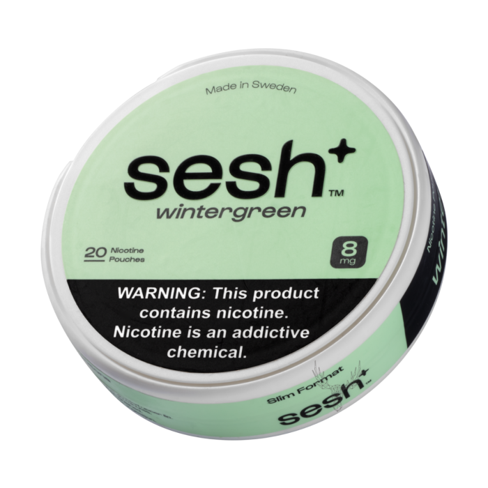 Sesh+ Wintergreen 8mg Nicotine Pouches Sesh+ Wintergreen 8mg Nicotine Pouches