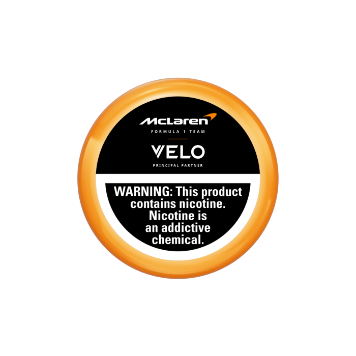 Velo x McLaren Formula 1 Limited Edition Tin - Spearmint 7mg - Bundled