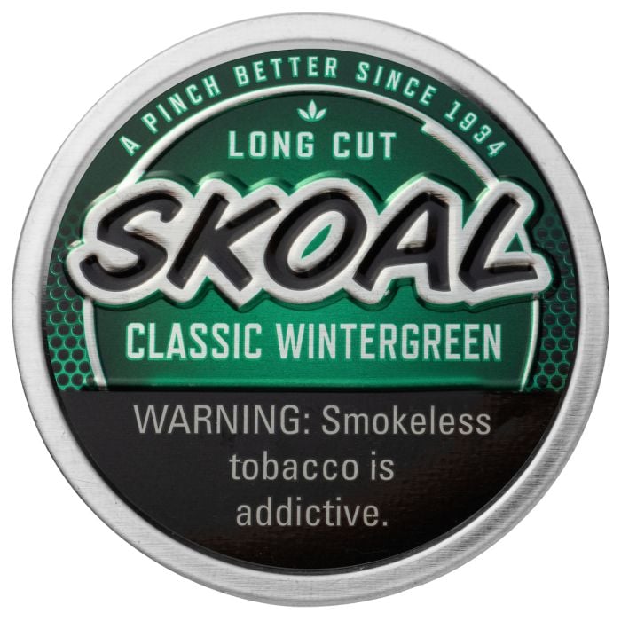Skoal Wintergreen, 1.2oz, Long Cut