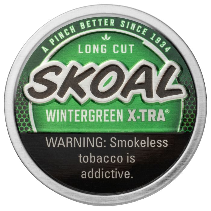 Skoal Xtra Wintergreen, 1.2oz, Long Cut