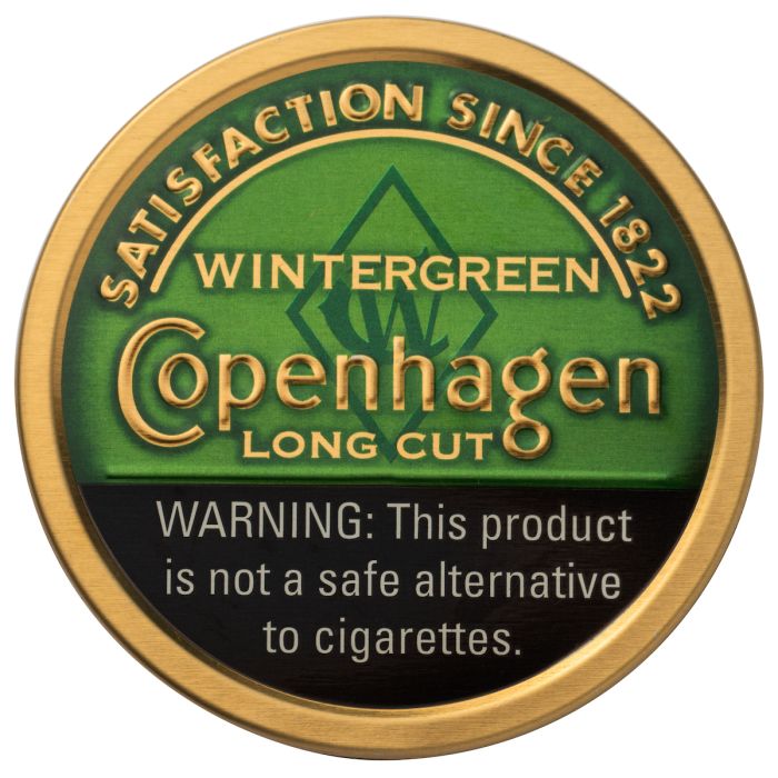 Copenhagen Wintergreen, 1.2oz, Long Cut