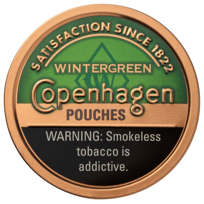 Copenhagen Wintergreen, .82oz, POUCHES