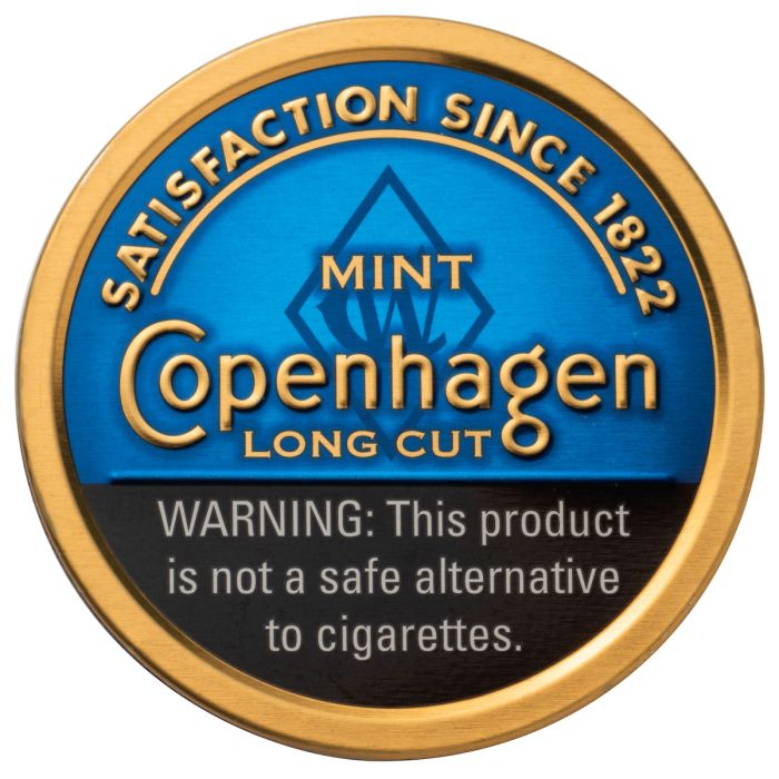 Copenhagen Mint, 1.2oz, Long Cut