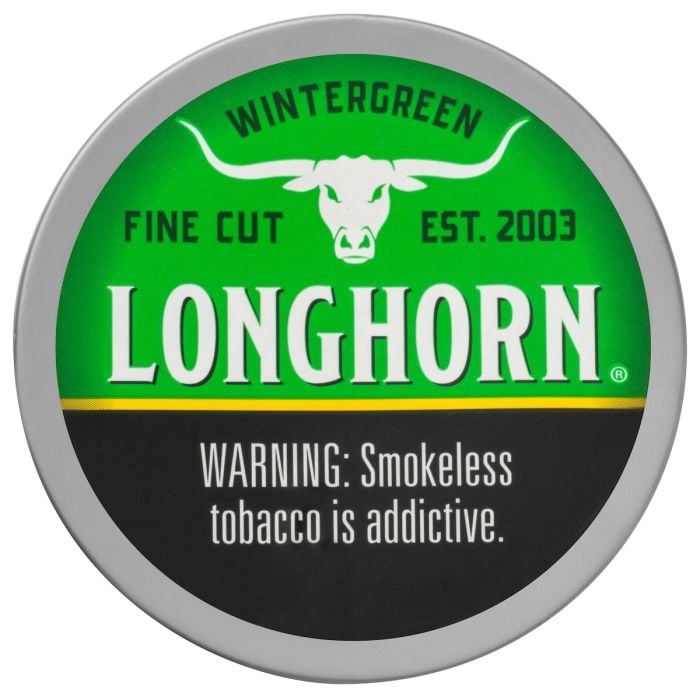 Longhorn Wintergreen, 1.2oz, Fine Cut