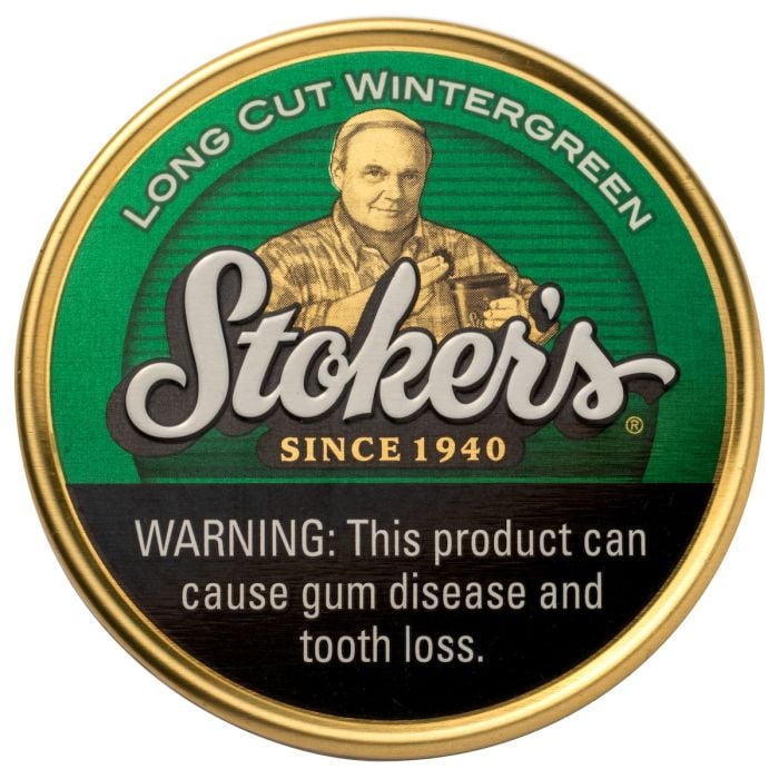 Stokers Wintergreen CAN, 1.2oz, Long Cut