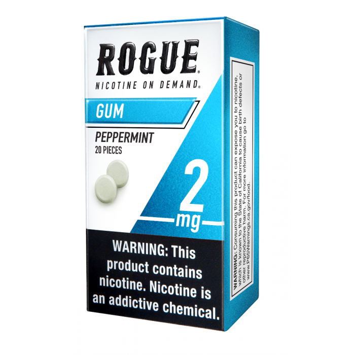 Rogue 2MG Peppermint Nicotine Gums