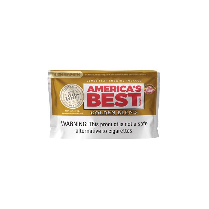 America's Best Golden Blend 3oz Loose Leaf Chewing Tobacco