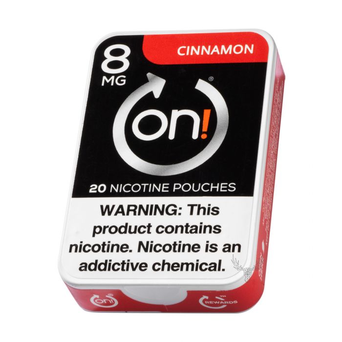 On! 8MG Cinnamon Mini Dry Nicotine Pouches