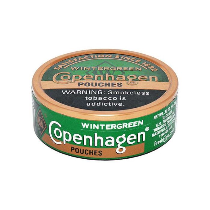 Order Copenhagen Wintergreen 82oz Original Pouches Northerner Us