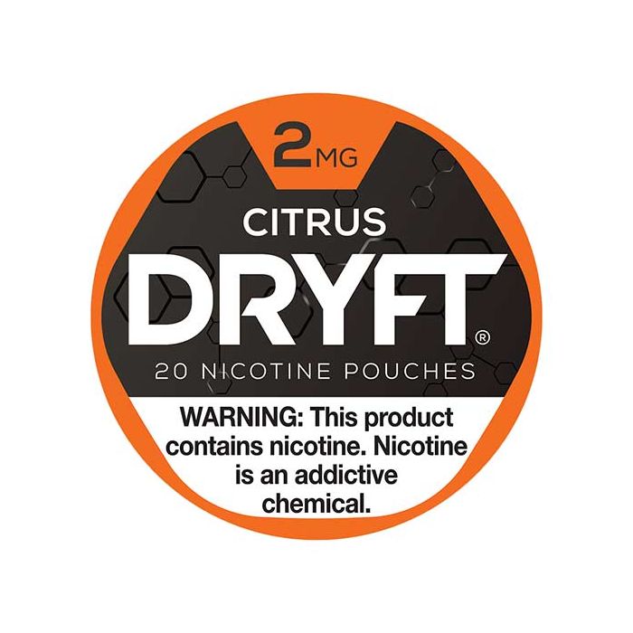 Dryft Citrus, 2mg, White Dry Mini