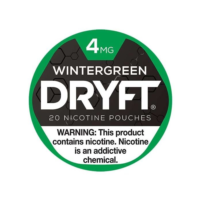 Dryft Wintergreen, 4mg, White Dry Mini