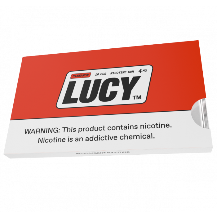 Lucy Cinnamon 4MG, Nicotine Gum